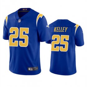 Wholesale Cheap Men\'s Los Angeles Chargers #25 Joshua Kelley Royal Vapor Untouchable Limited Stitched Jersey