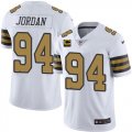 Wholesale Cheap Men's New Orleans Saints 2022 #94 Cameron Jordan White With 4-star C Patch Stitched NFL Jersey