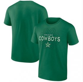 Wholesale Cheap Men\'s Dallas Cowboys Kelly Green Celtic Knot T-Shirt