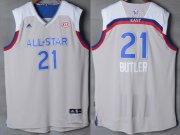 Wholesale Cheap Men's Eastern Conference Chicago Bulls #21 Jimmy Butler adidas Gray 2017 NBA All-Star Game Swingman Jersey