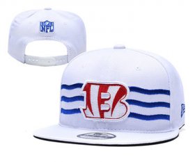 Wholesale Cheap Bengals Team Logo White 2019 Draft Adjustable Hat YD