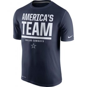 Wholesale Cheap Dallas Cowboys Nike Local Legend Verbiage Performance T-Shirt Navy Blue