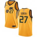 Wholesale Cheap Nike Utah Jazz #27 Rudy Gobert Yellow NBA Swingman Statement Edition Jersey