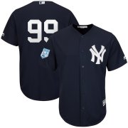 Wholesale Cheap Yankees #99 Aaron Judge Navy Blue 2019 Spring Training Cool Base Stitched MLB Jersey