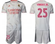 Wholesale Cheap Men 2021-2022 Club Real Madrid home white 25 Adidas Soccer Jersey