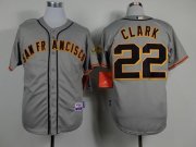 Wholesale Cheap Giants #22 Will Clark Grey Road Cool Base Stitched MLB Jersey