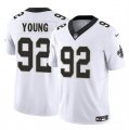 Cheap Men's New Orleans Saints #92 Chase Young White 2023 F.U.S.E Vapor Limited Football Stitched Jersey