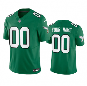 Wholesale Cheap Men\'s Philadelphia Eagles Active Player Custom Green 2023 F.U.S.E. Vapor Untouchable Stitched Football Jersey