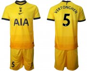 Wholesale Cheap Men 2021 Tottenham Hotspur Hotspur away 5 soccer jerseys