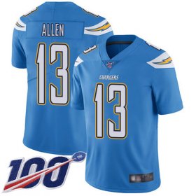 Wholesale Cheap Nike Chargers #13 Keenan Allen Electric Blue Alternate Men\'s Stitched NFL 100th Season Vapor Limited Jersey