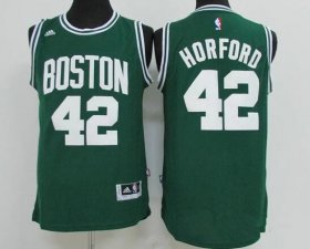 Wholesale Cheap Men\'s Boston Celtics #42 Al Horford Green Revolution 30 Swingman Stitched Basketball Jersey