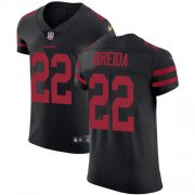 Wholesale Cheap Nike 49ers #22 Matt Breida Black Alternate Men's Stitched NFL Vapor Untouchable Elite Jersey