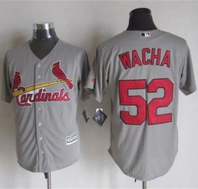 Wholesale Cheap Cardinals #52 Michael Wacha Grey New Cool Base Stitched MLB Jersey