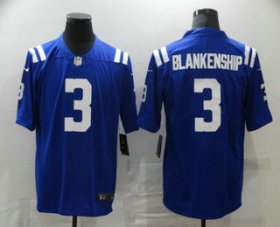 Wholesale Cheap Men\'s Indianapolis Colts #3 Rodrigo Blankenship Royal Blue 2020 Vapor Untouchable Stitched NFL Nike Limited Jersey
