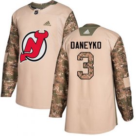 Wholesale Cheap Adidas Devils #3 Ken Daneyko Camo Authentic 2017 Veterans Day Stitched NHL Jersey