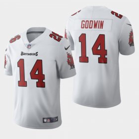 Wholesale Cheap Tampa Bay Buccaneers #14 Chris Godwin White Men\'s Nike 2020 Vapor Limited NFL Jersey