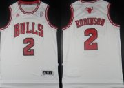 Wholesale Cheap Chicago Bulls #2 Nate Robinson Revolution 30 Swingman White Jersey