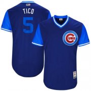 Wholesale Cheap Cubs #5 Albert Almora Jr. Royal "Tico" Players Weekend Authentic Stitched MLB Jersey