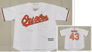 Wholesale Cheap Men's Majestic Baltimore Orioles #43 Mike Wright Jr. Authentic White Home Cool Base Jersey