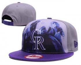 Wholesale Cheap MLB Colorado Rockies Snapback Ajustable Cap Hat 5
