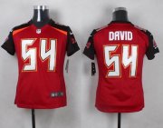 Wholesale Cheap Nike Buccaneers #54 Lavonte David Red Team Color Youth Stitched NFL New Elite Jersey