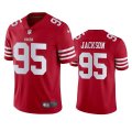 Wholesale Cheap Men's San Francisco 49ers #95 Drake Jackson 2022 Red Vapor Untouchable Stitched Football Jersey