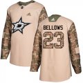 Wholesale Cheap Adidas Stars #23 Brian Bellows Camo Authentic 2017 Veterans Day Stitched NHL Jersey