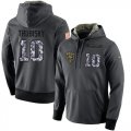Wholesale Cheap NFL Men's Nike Chicago Bears #10 Mitchell Trubisky Stitched Black Anthracite Salute to Service Player Performance Hoodie
