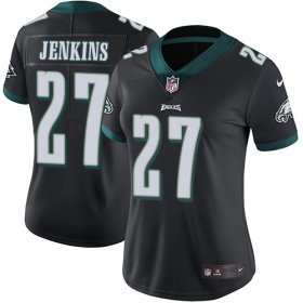 Wholesale Cheap Nike Eagles #27 Malcolm Jenkins Black Alternate Women\'s Stitched NFL Vapor Untouchable Limited Jersey