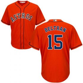 Wholesale Cheap Astros #15 Carlos Beltran Orange Cool Base Stitched Youth MLB Jersey