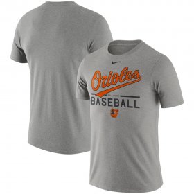 Wholesale Cheap Baltimore Orioles Nike Practice T-Shirt Heathered Gray