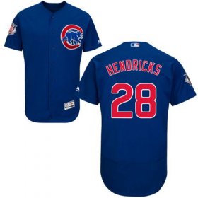 Wholesale Cheap Cubs #28 Kyle Hendricks Blue Flexbase Authentic Collection Stitched MLB Jersey