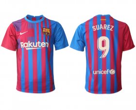 Wholesale Cheap Men 2021-2022 Club Barcelona home aaa version red 9 Nike Soccer Jerseys1