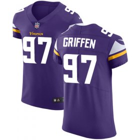 Wholesale Cheap Nike Vikings #97 Everson Griffen Purple Team Color Men\'s Stitched NFL Vapor Untouchable Elite Jersey