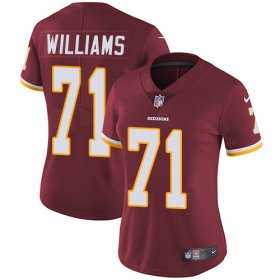 Wholesale Cheap Nike Redskins #71 Trent Williams Burgundy Red Team Color Women\'s Stitched NFL Vapor Untouchable Limited Jersey