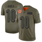 Wholesale Cheap Nike Bengals #10 Kevin Huber Camo Men's Stitched NFL Limited 2019 Salute To Service Jersey