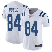 Wholesale Cheap Nike Colts #84 Jack Doyle White Women's Stitched NFL Vapor Untouchable Limited Jersey