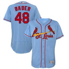 Wholesale Cheap Cardinals #48 Harrison Bader Light Blue Flexbase Authentic Collection Stitched MLB Jersey