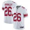 Wholesale Cheap Nike Giants #26 Saquon Barkley White Men's Stitched NFL Vapor Untouchable Limited Jersey