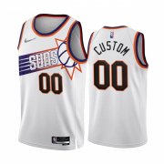 Wholesale Cheap Men's Phoenix Suns Active Player Custom 2022-23 White 75th Anniversary Association Edition Stitched Jersey