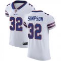 Wholesale Cheap Nike Bills #32 O. J. Simpson White Men's Stitched NFL Vapor Untouchable Elite Jersey