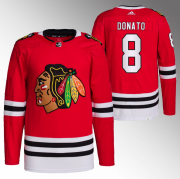 Wholesale Cheap Men's Chicago Blackhawks #8 Ryan Donato Red Stitched Hockey Jersey