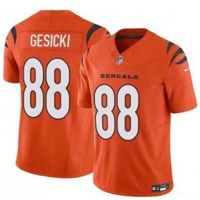 Cheap Men\'s Cincinnati Bengals #88 Mike Gesicki Orange 2024 F.U.S.E. Vapor Untouchable Limited Stitched Jersey