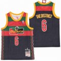Wholesale Cheap Men's Washington Wizards #6 The District Navy NBA Remix Jersey - Wale