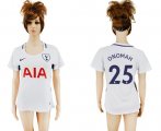 Wholesale Cheap Women's Tottenham Hotspur #25 Onomah Home Soccer Club Jersey