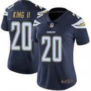 Wholesale Cheap Nike Chargers #20 Desmond King II Navy Blue Team Color Women's Stitched NFL Vapor Untouchable Limited Jersey