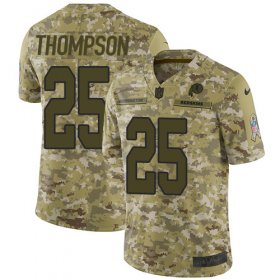 Wholesale Cheap Nike Redskins #25 Chris Thompson Camo Youth Stitched NFL Limited 2018 Salute to Service Jersey