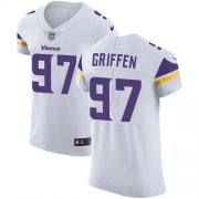 Wholesale Cheap Nike Vikings #97 Everson Griffen White Men's Stitched NFL Vapor Untouchable Elite Jersey