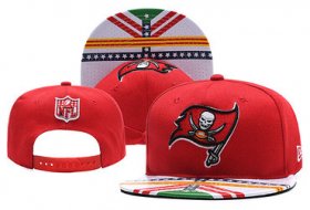 Wholesale Cheap Buccaneers Fresh Logo Red 2019 Draft Adjustable Hat YD