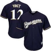Wholesale Cheap Brewers #12 Stephen Vogt Navy blue Cool Base Stitched Youth MLB Jersey